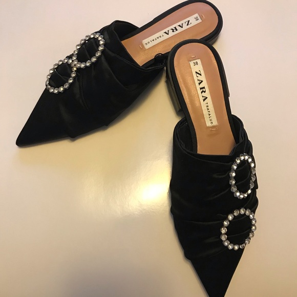 zara ladies flat shoes